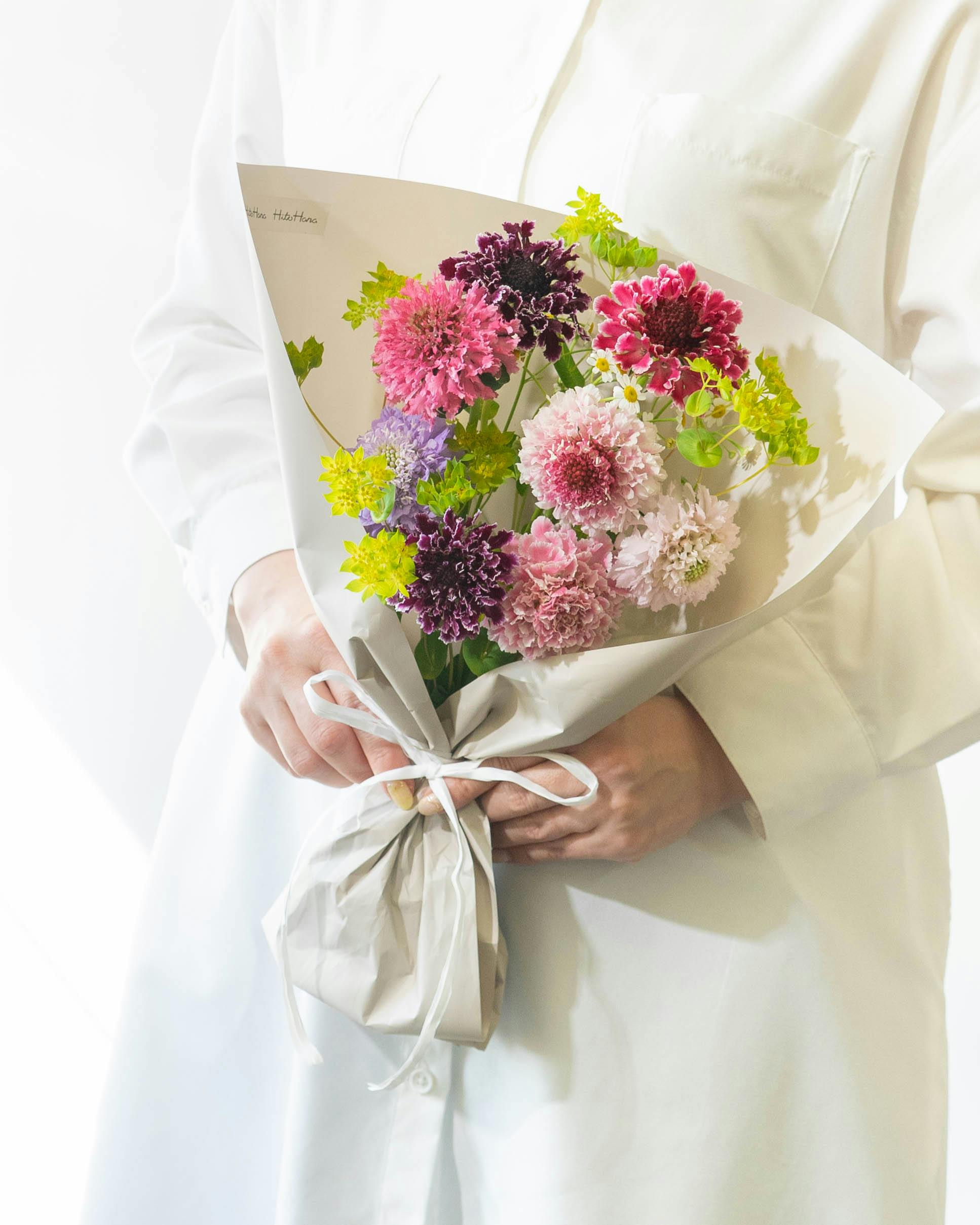 期間限定10％OFF対象商品】産地直送 スカビオサ 草花 花束 ミックス
