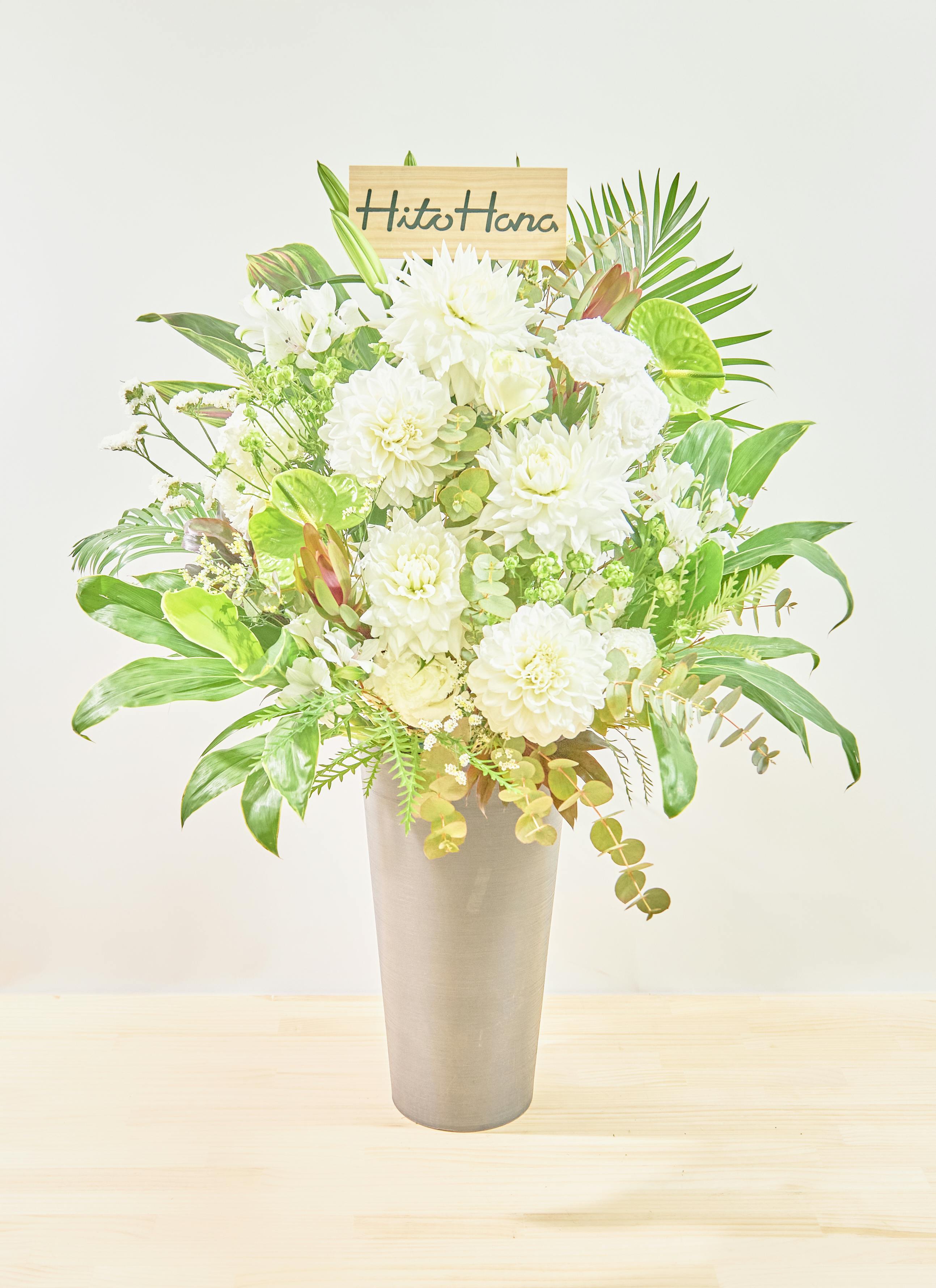 2024 green×whiteのクリスマスアレンジメント③ 2024 green×whiteのクリスマスアレンジメント②