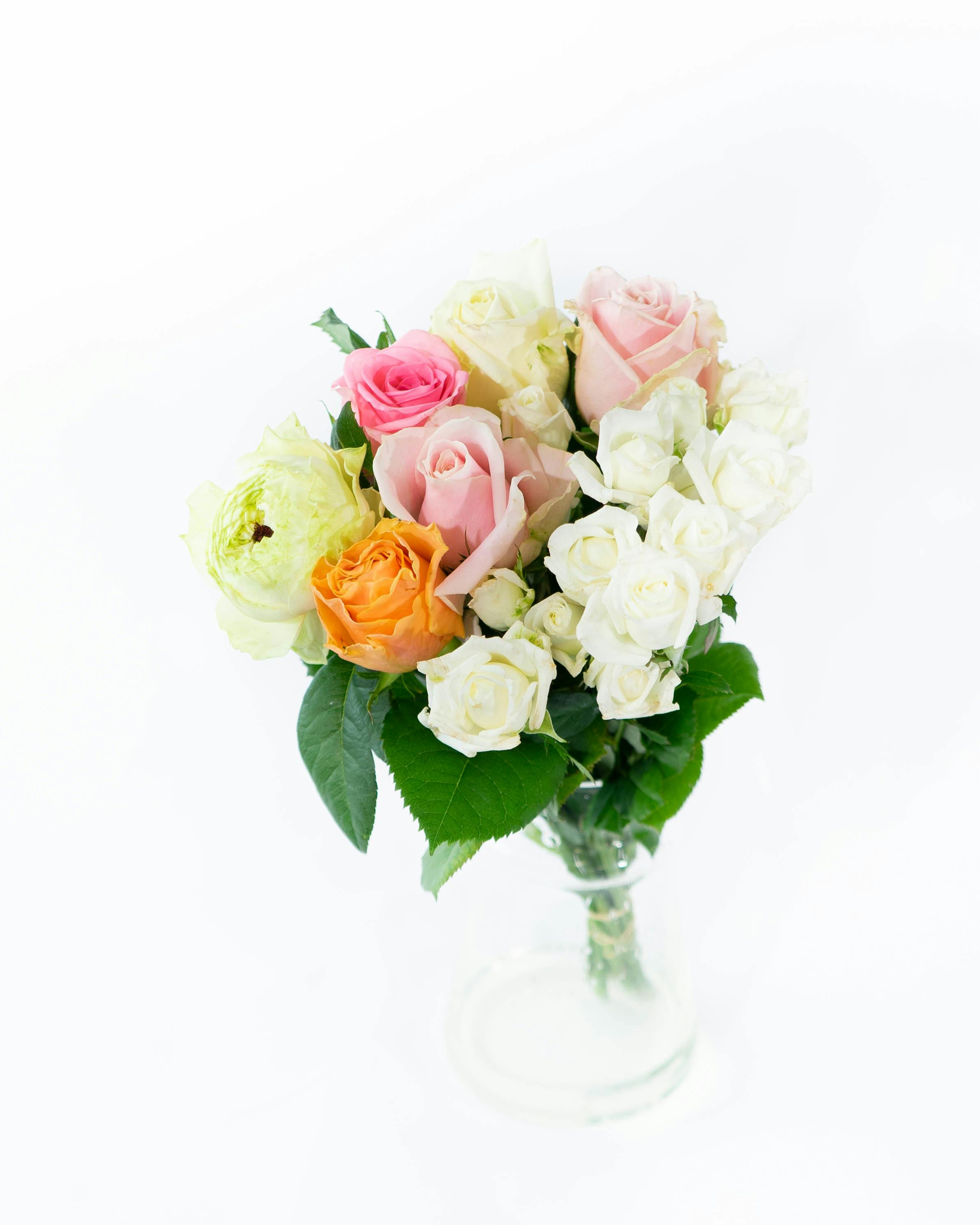 産地直送 バラ ご自宅用花束 おまかせ（10本入り）／愛知 榊原薔薇園