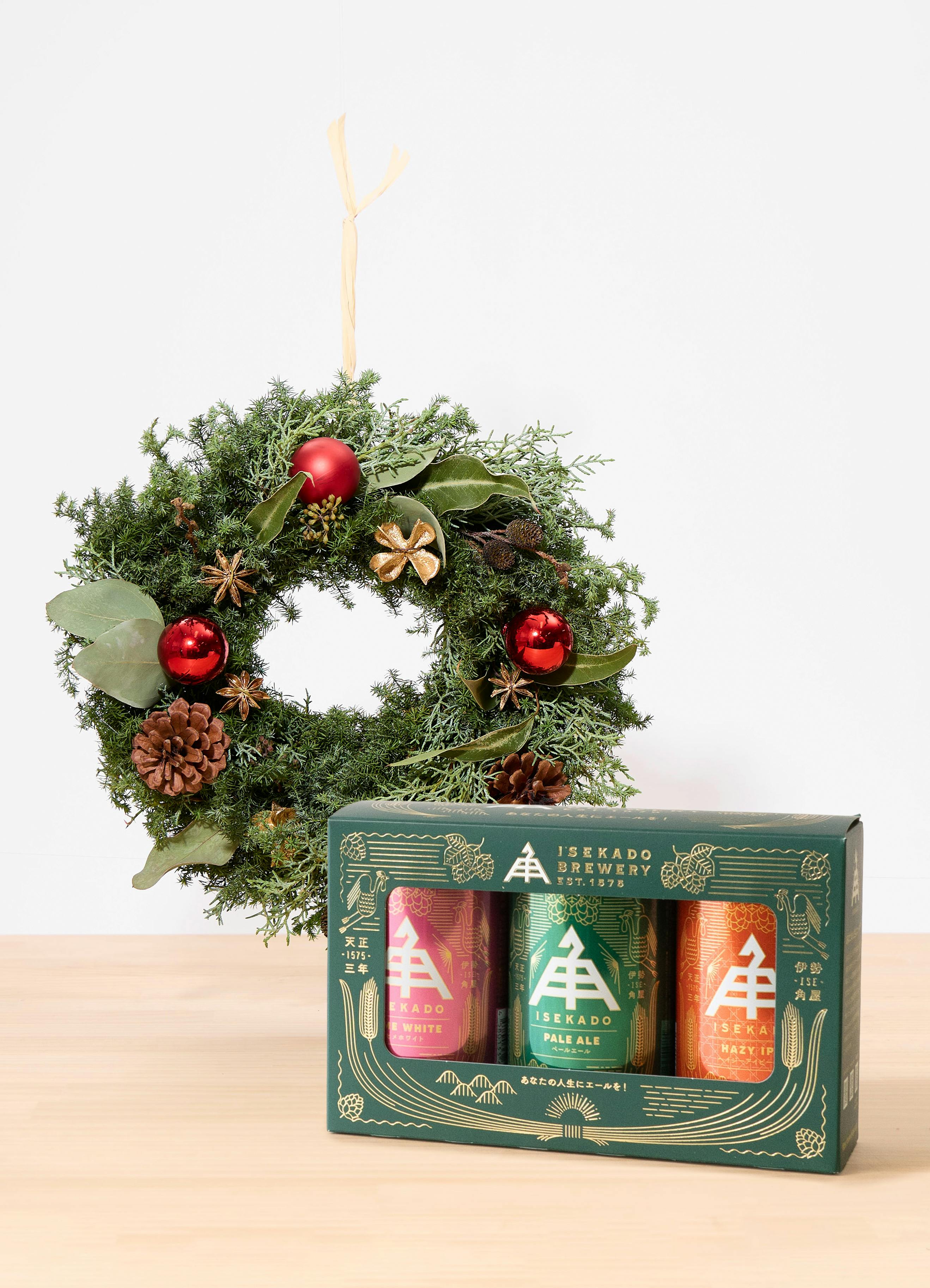 スイカジュースです！　クリスマスリース　ハンドメイド スイカジュース様専用です！ クリスマスリース ハンドメイド