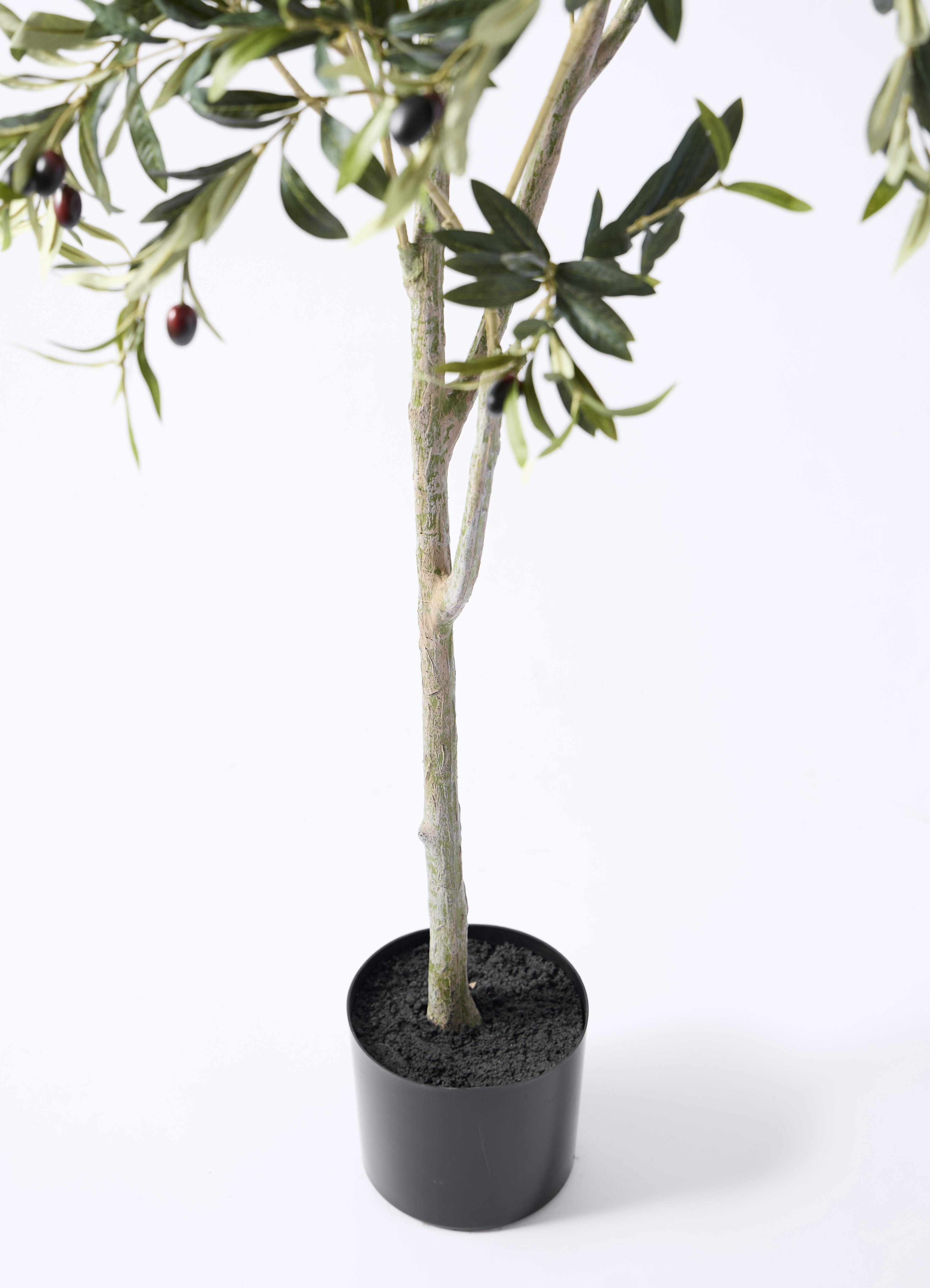 観葉植物【フェイクグリーン】オリーブ 実付き 180cm ベースポット入り