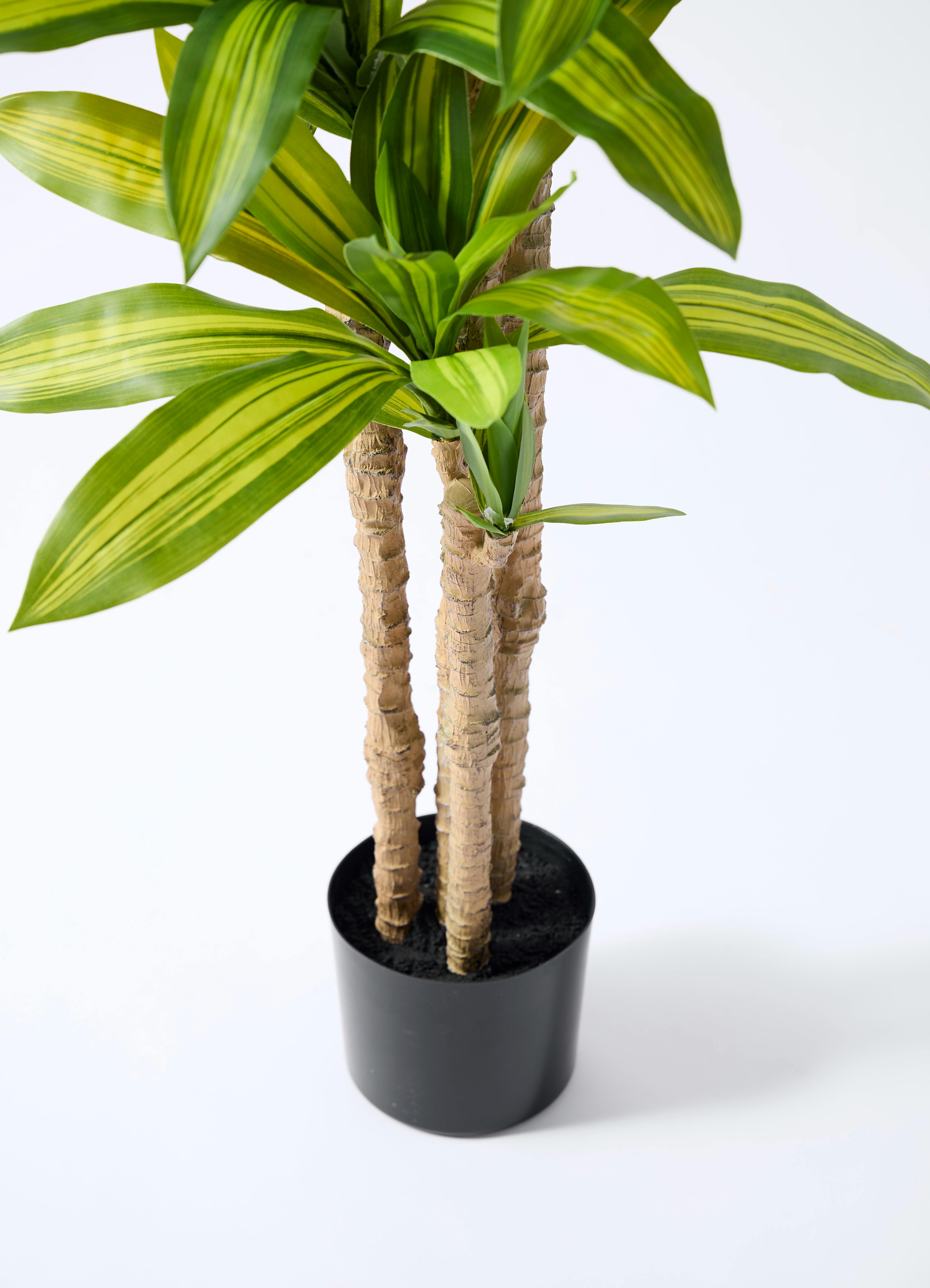 観葉植物【フェイクグリーン】ドラセナ 幸福の木 150cm ベースポット