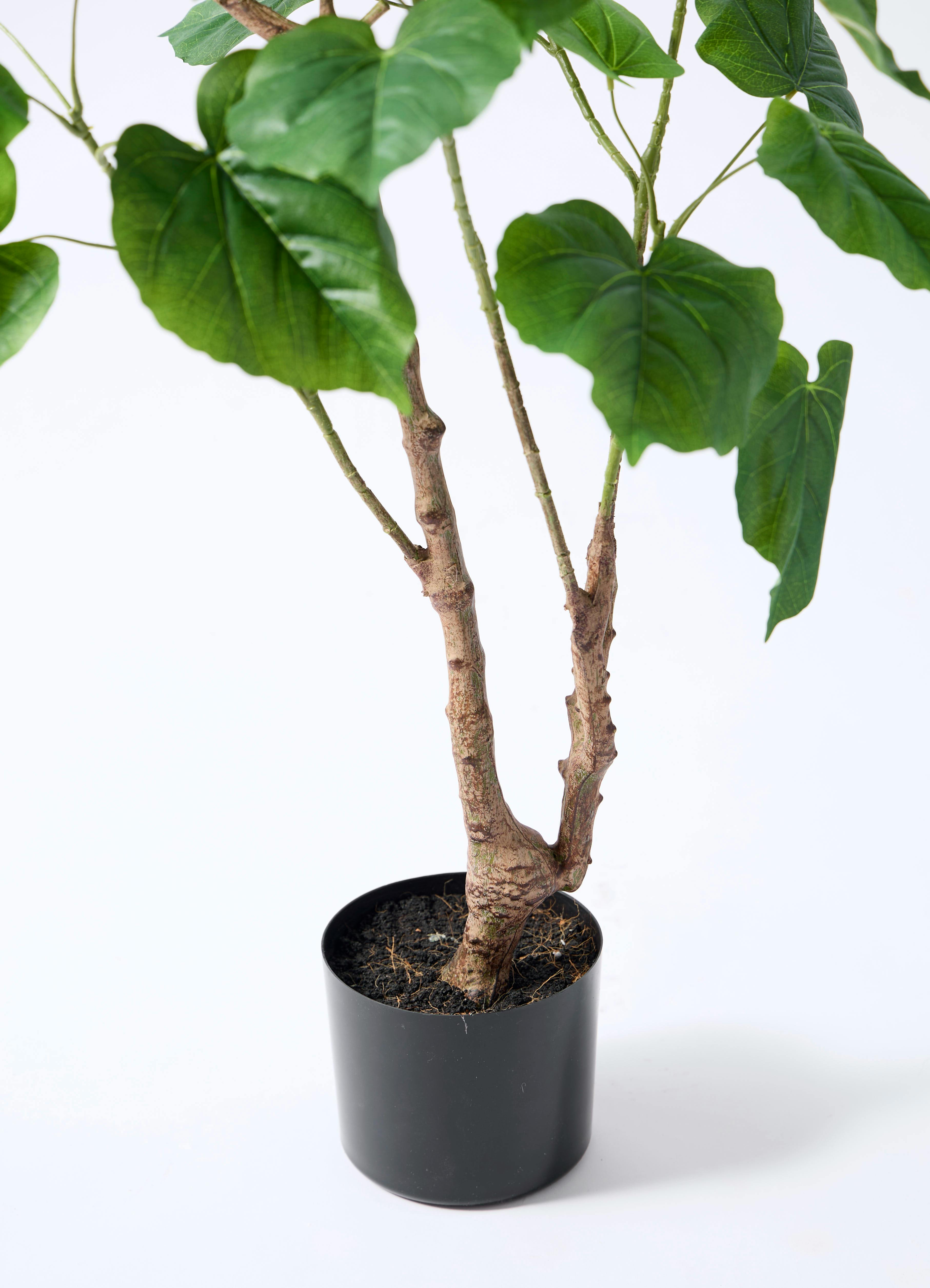 観葉植物【フェイクグリーン】ウンベラータ 120cm アイルエッグ グレー