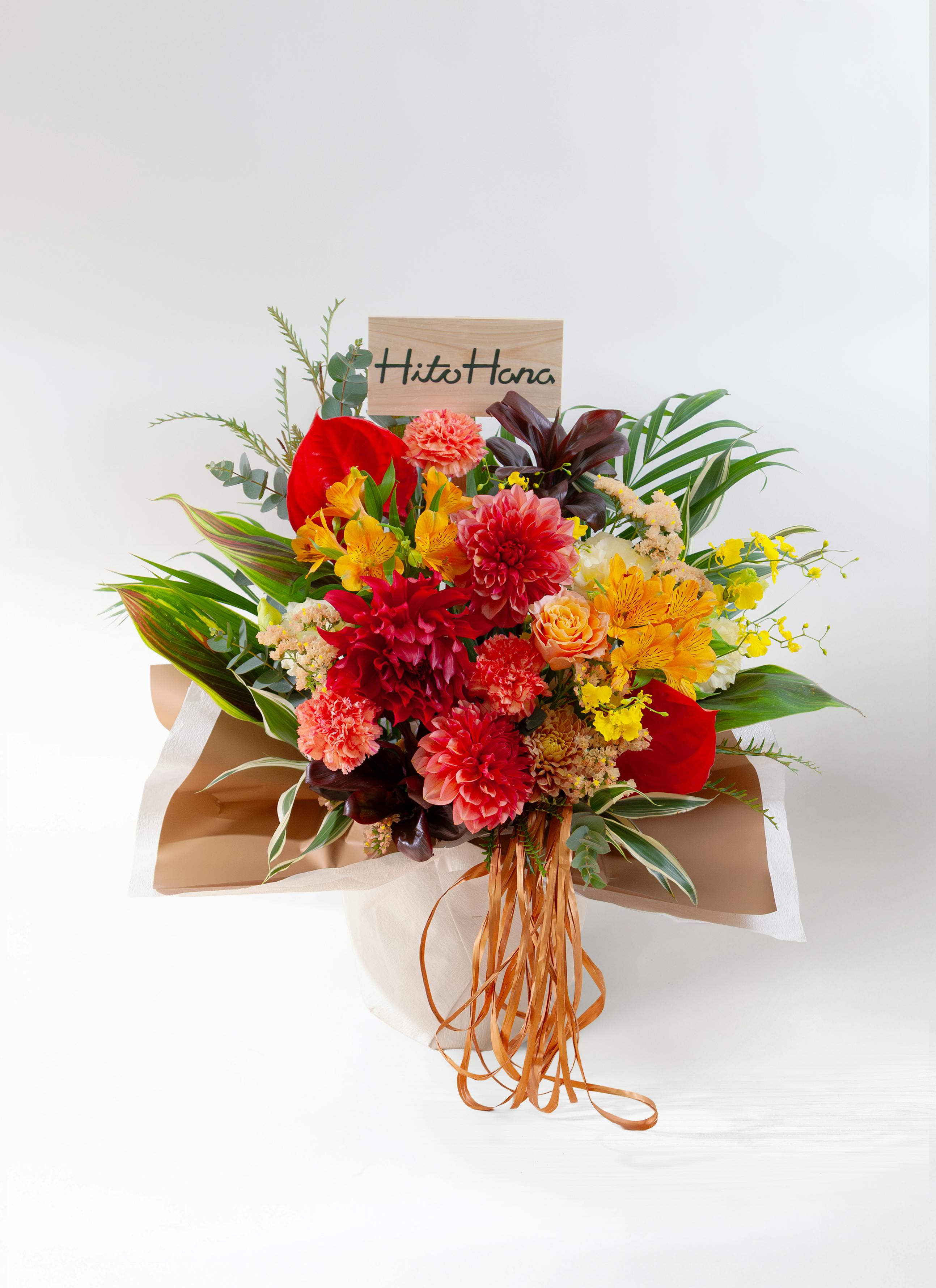 カーネーション アレンジメント ムーンダスト カップアレンジメント