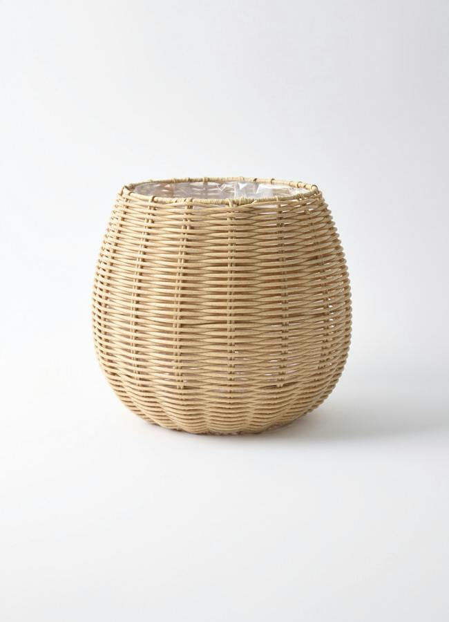 観葉植物【フェイクグリーン】フィカス（ゴムの木） 90cm バスケット