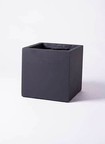 鉢カバー ベータ キューブプランター 8号鉢用 黒 #KONTON FM-002K36E