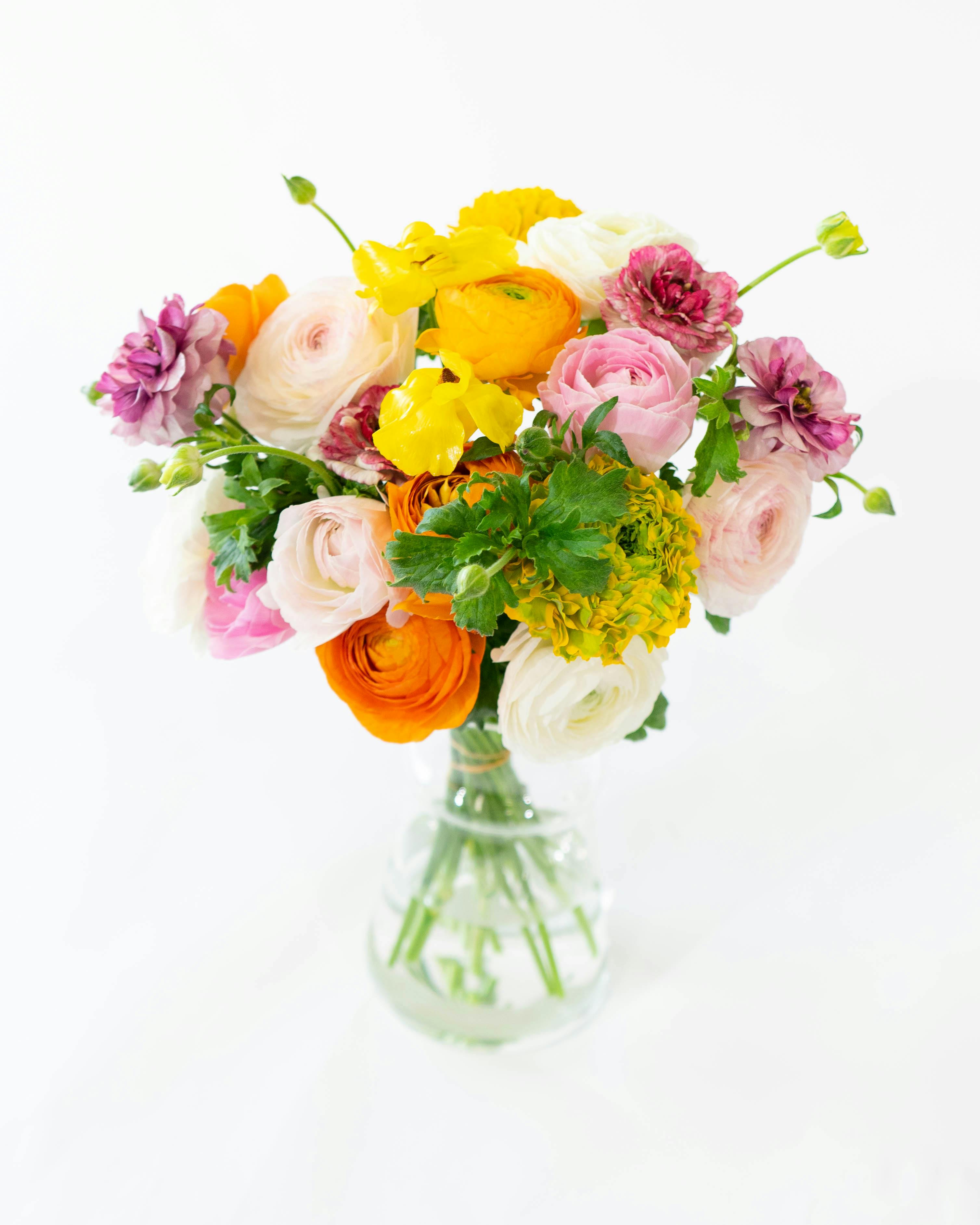 産地直送 ラナンキュラス 花束 おまかせミックス （20本入り）／宮城