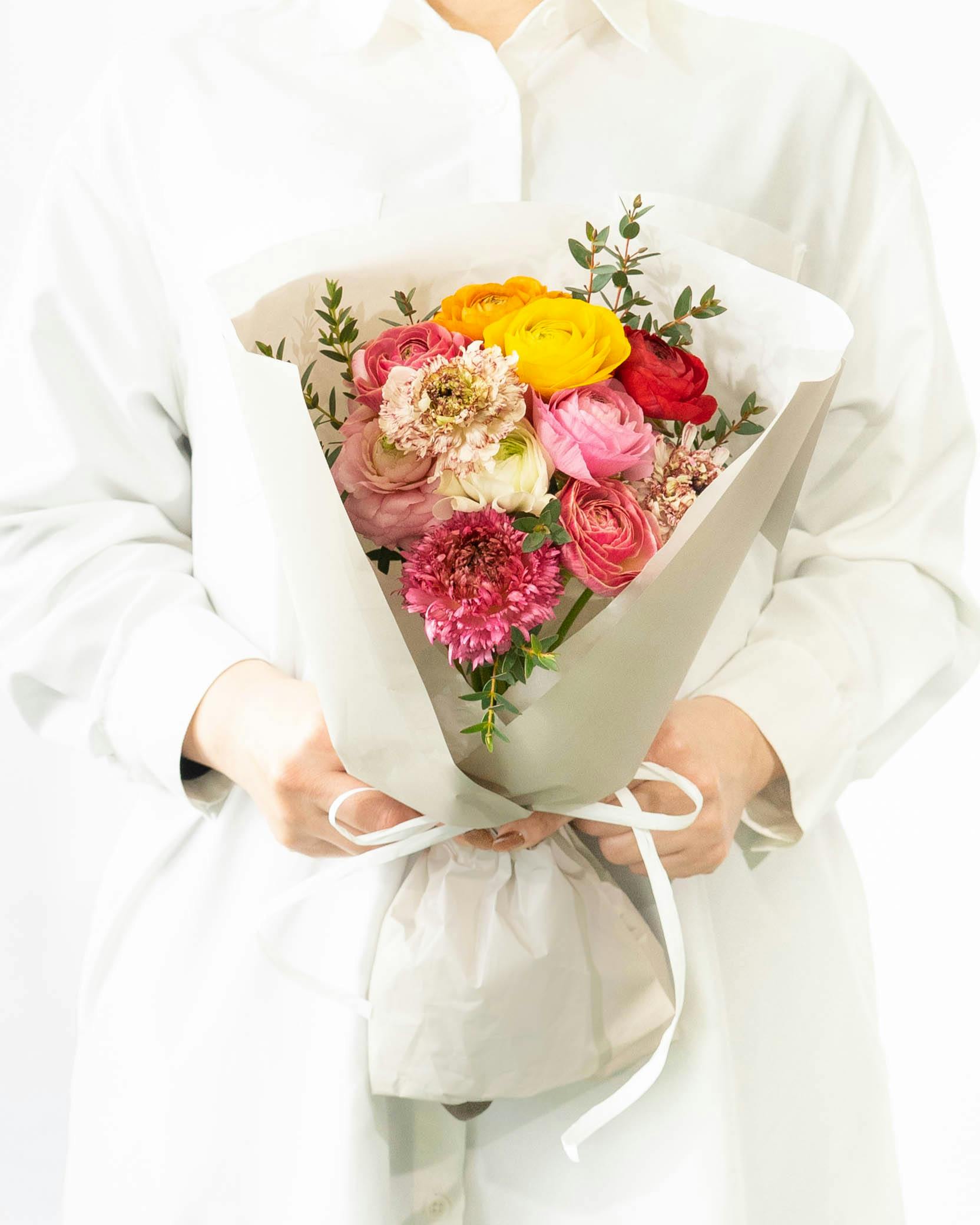 産地直送 hinataba 草花ミックス 花束 | 送料無料 HitoHana（ひとはな）