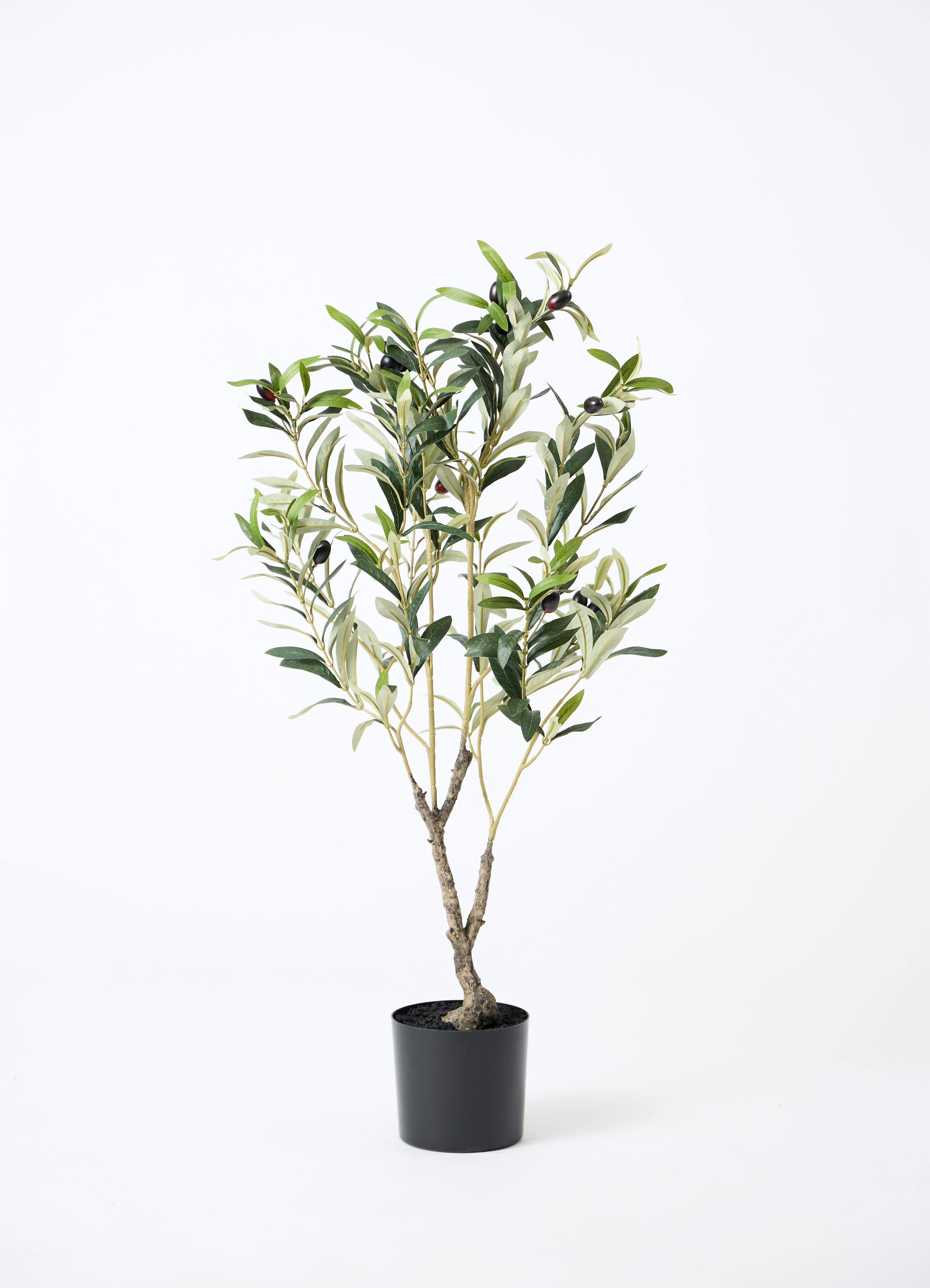 観葉植物【フェイクグリーン】オリーブ 実付き 80cm ベースポット入り
