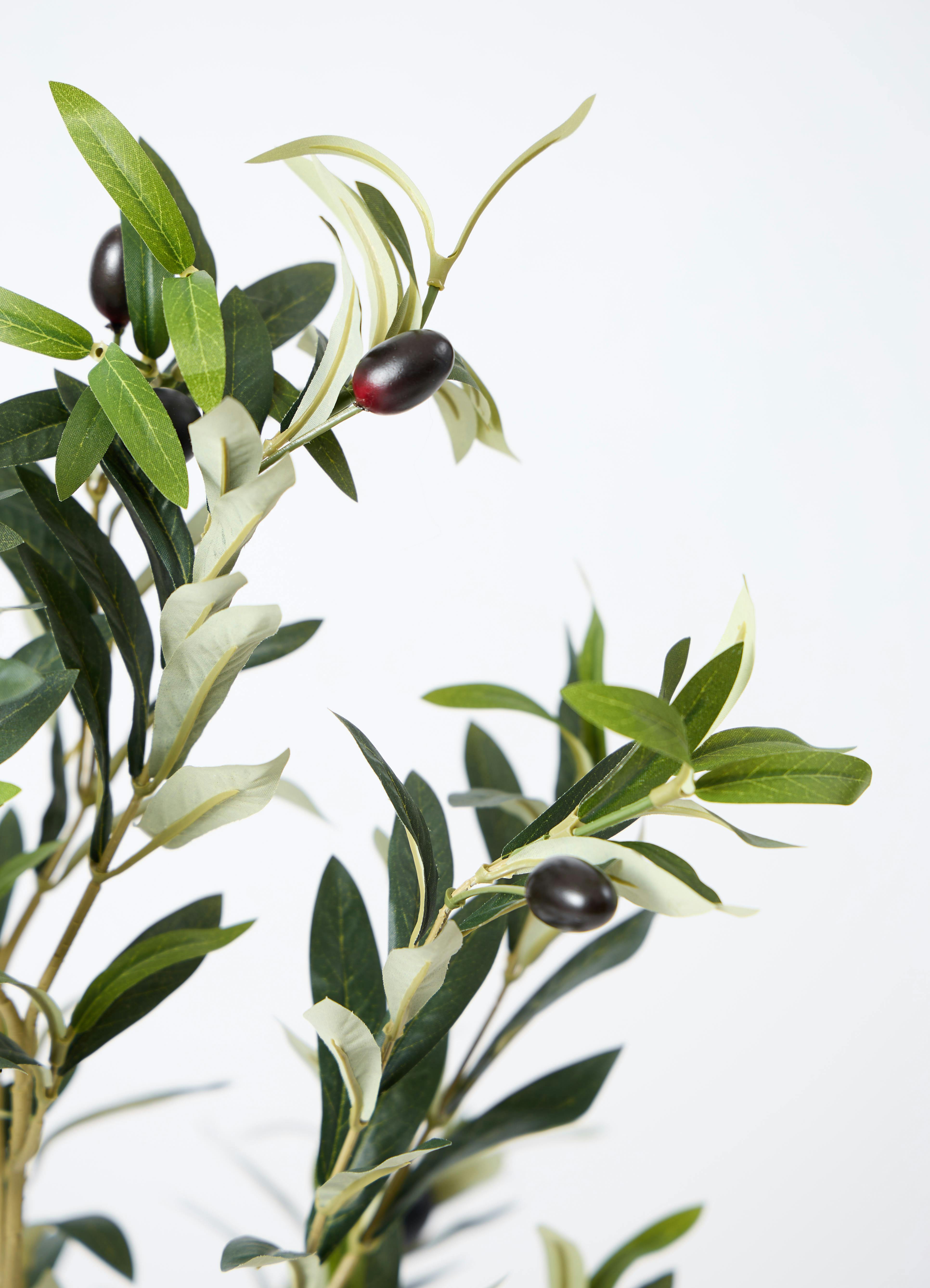 観葉植物【フェイクグリーン】オリーブ 実付き 80cm ジェミニ