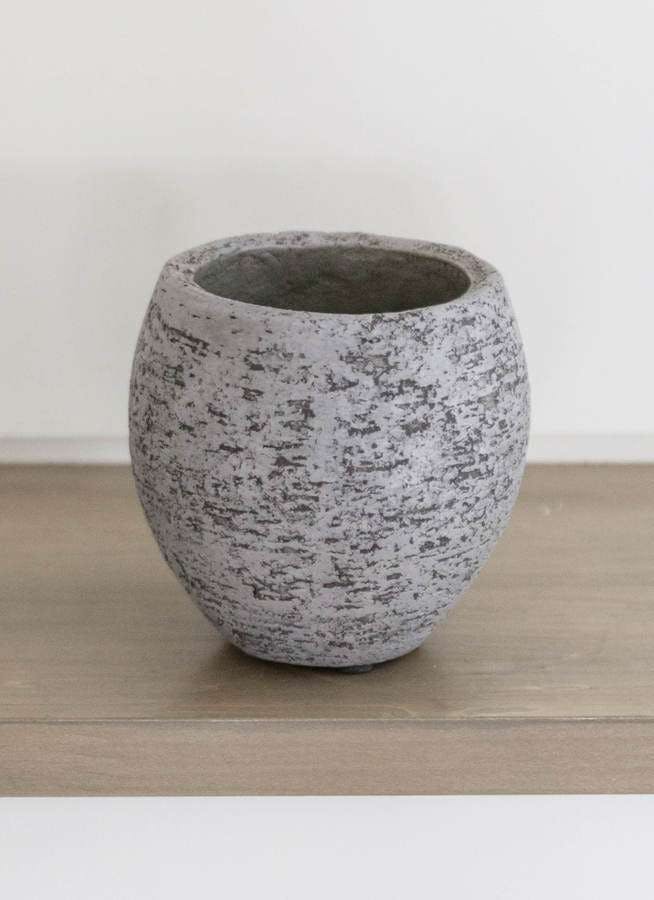 鉢カバー Eco Stone（エコストーン） 3号鉢用 Gray #stem F1808