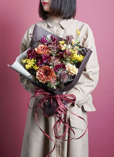 ミモザの花束 花束ならhitohana ひとはな ミモザの花束 花束ならhitohana ひとはな