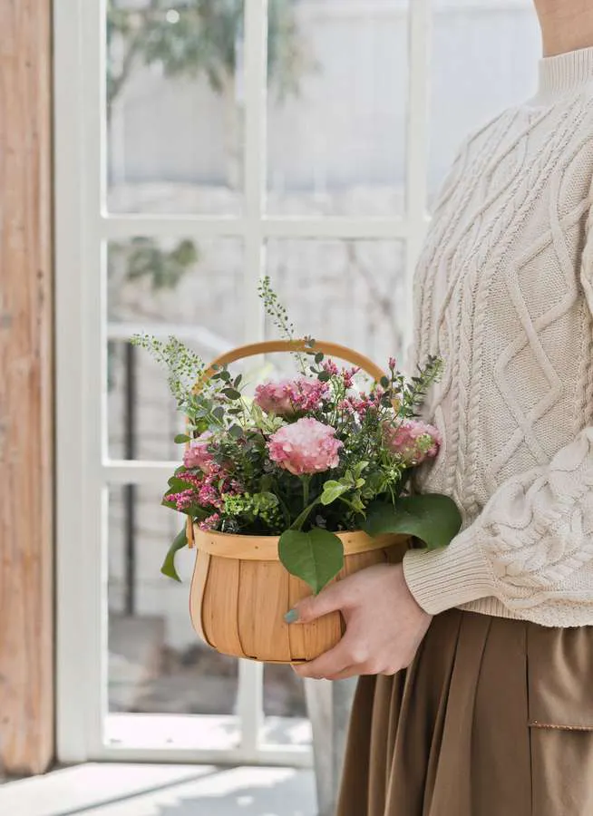 トルコキキョウ アレンジメント ピンク S アレンジメントならhitohana ひとはな