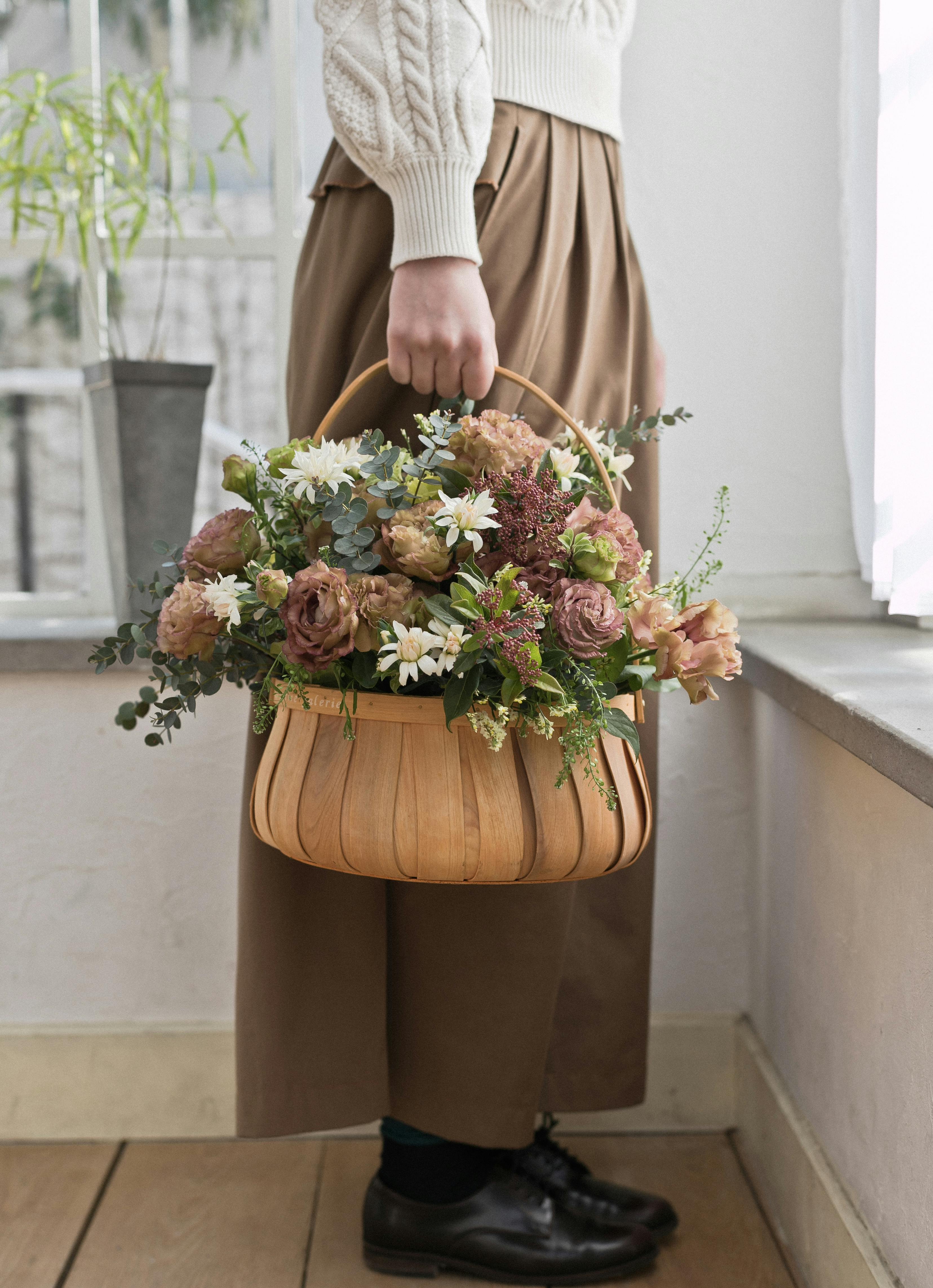 ブラウン色のトルコキキョウ | フラワーギフトの通販ならひとはな