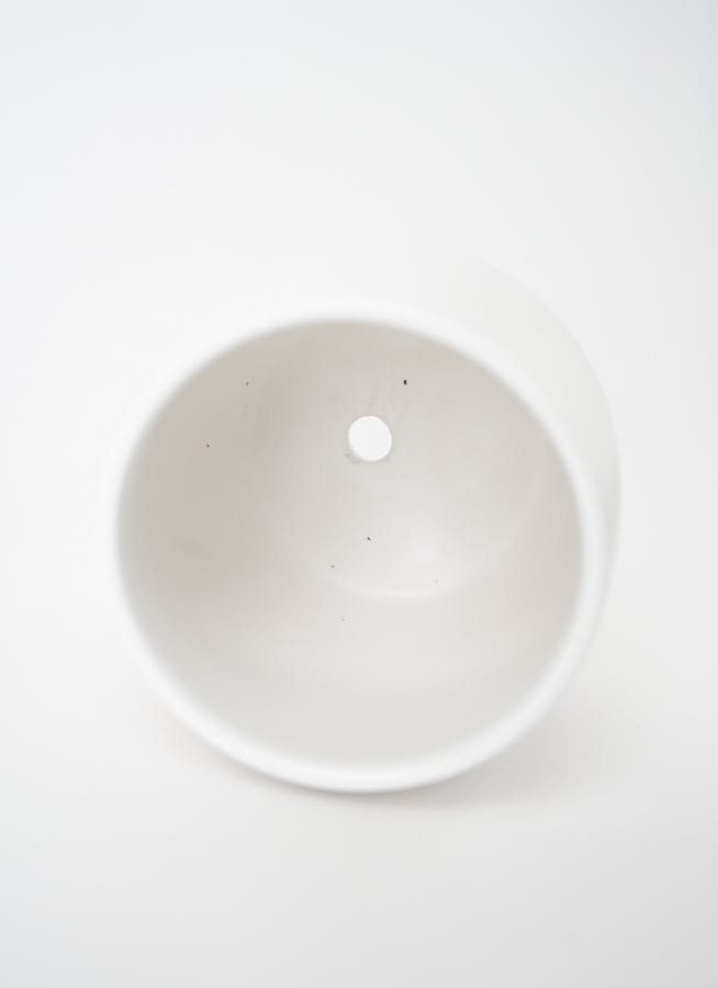 鉢カバー・植木鉢 オスト ボール マットホワイト 3号鉢用 #GREENPOT HO