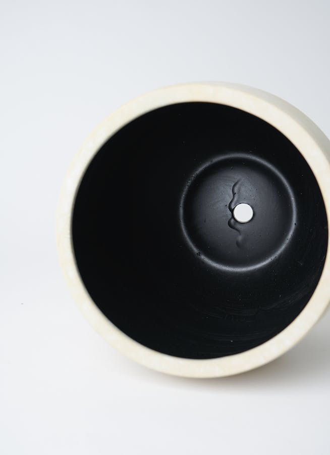 鉢カバー・植木鉢 アイルエッグ 6号鉢用 イエロー #GREENPOT YJ