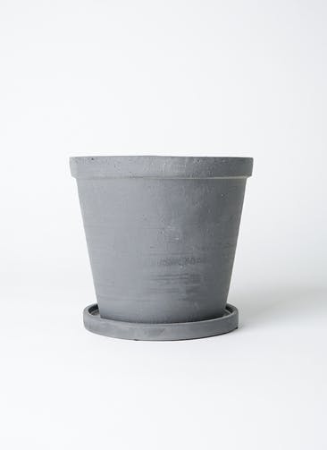 鉢カバー・植木鉢 ストーンウェア セラミック スタンダードポット 5号鉢用 Black #stem C9374