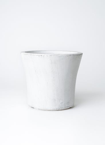 鉢カバー・植木鉢 クレイポット ラウンド 5号鉢用 ホワイト #GREENPOT GA-1024WH