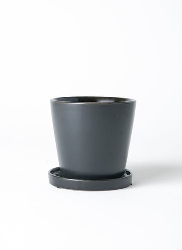 鉢カバー・植木鉢 ベラ S 3号鉢用 黒 #ミュールミル CH-034Az