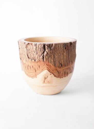 鉢カバー Mango Wood(マンゴーウッド) フラワーベース 4号鉢用 #stem W9702