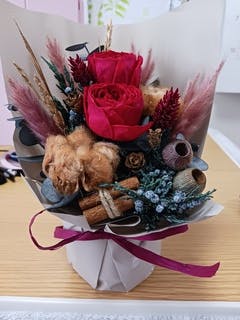 プリザーブドフラワー アレンジメント レッド | プリザーブドフラワー