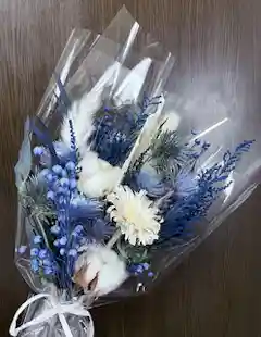 ブルーのドライフラワー | フラワーギフトならHitoHana（ひとはな）
