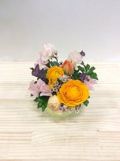 フラワーアレンジメント 造花❣️ ラナンキュラス カラー prec-0018_1.jpg