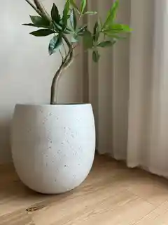 グリーンポット 植木鉢 テラニアス バルーン アンティークホワイト