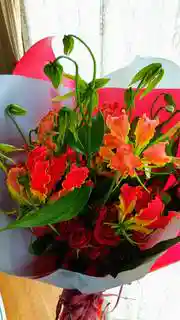 グロリオサ 花束 レッド M スタンダード 花束ならhitohana ひとはな