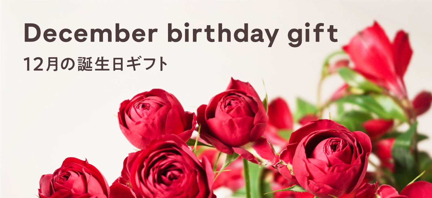 12月の誕生日ギフト - お花と植物のギフト通販 HitoHana（ひとはな）